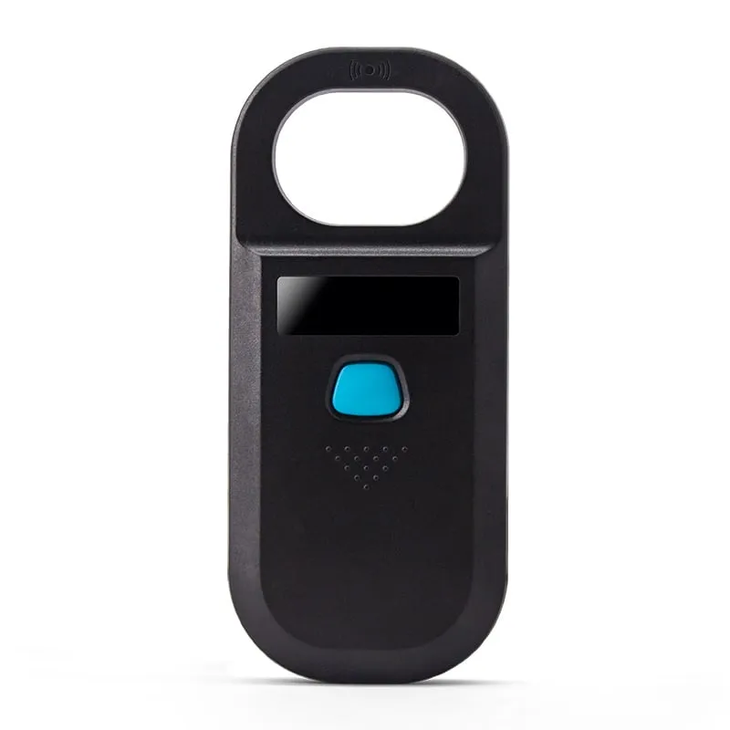 A530-U black handheld animal tag reader, front view