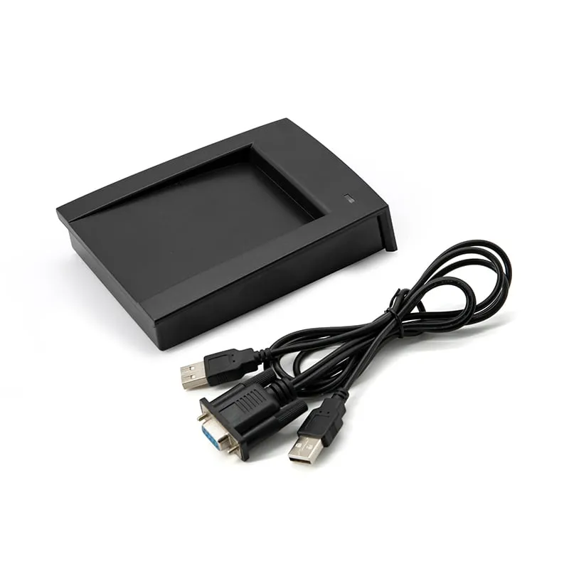 L150-R 125kHz RS232 desktop reader with DB9 and USB-A cable set