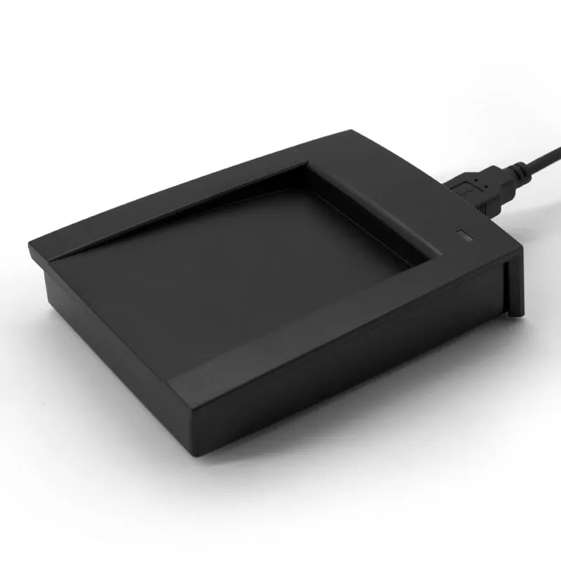 H155-U ISO 15693 USB RFID reader with the USB cable connected