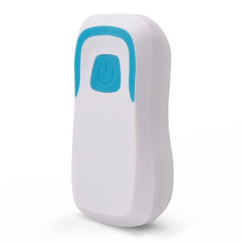 H510-B Bluetooth NFC card reader, white housing, angled front view