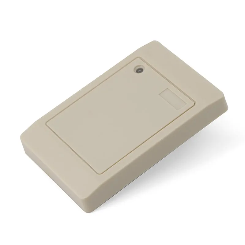 L410-W wall-mount proximity reader, angled view of the beige ABS housing
