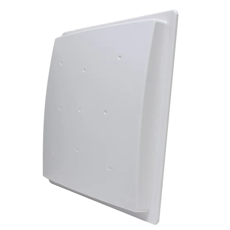 U620-M UHF integrated RFID reader, angled view from the right showing the panel edge
